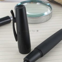 Stylo Plume "e-motion" Pure Black Aluminium Noir