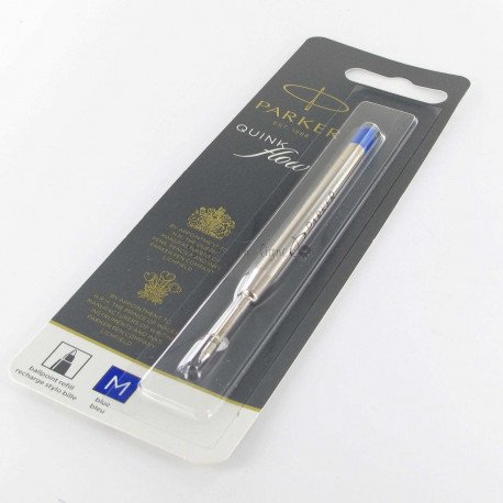 Recharge BILLE BLEUE (épaisseur : moyenne) PARKER Recharge BILLE BLEUE (épaisseur : moyenne) PARKER