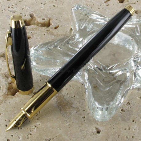 Stylo Plume Fine Sheaffer® "Serie 100" Laque Noire Doré Stylo Plume Fine Sheaffer® "Serie 100" Laque Noire Doré