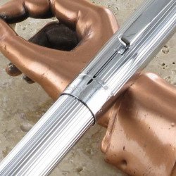 Stylo Plume Fine Sagaris Sheaffer® Acier Chrome Guilloché