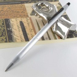 Stylo Bille Cross® Classic Century Chromé Brossé Guilloché