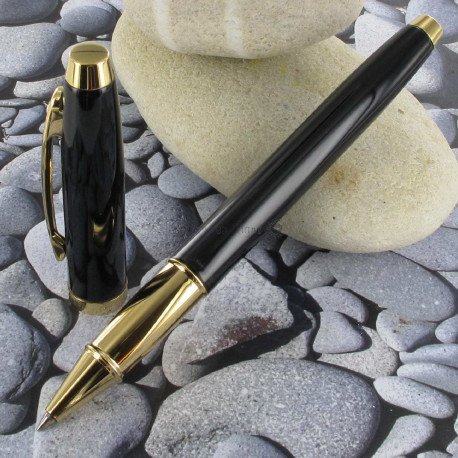 Stylo Roller Sheaffer® "Serie 100" Laqué Noir Doré Stylo Roller Sheaffer® "Serie 100" Laqué Noir Doré