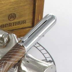 Coffret Stylo Roller Oberthur® "Canopée" Bois de Noyer