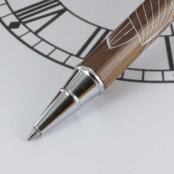 Coffret Stylo Roller Oberthur® "Canopée" Bois de Noyer
