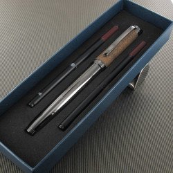 Coffret Stylo Roller Oberthur® "Tandem" + 2 recharges offertes