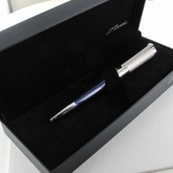 Stylo Bille ST Dupont® Liberté Laque Bleue Pointe de Feu