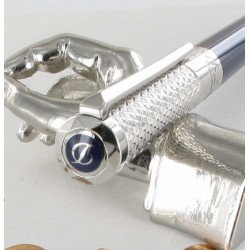 Stylo Bille ST Dupont® Liberté Laque Bleue Pointe de Feu