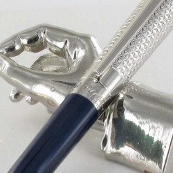 Stylo Bille ST Dupont® Liberté Laque Bleue Pointe de Feu