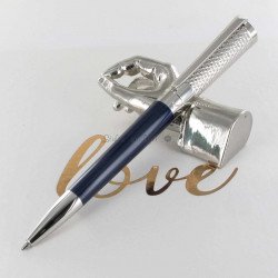 Stylo Bille ST Dupont® Liberté Laque Bleue Pointe de Feu