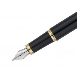 Coffret Stylo Plume Parker® "IM" Noir GT + encrier + cartouches d'encre + Convertisseur