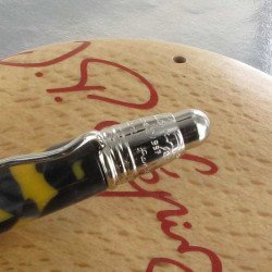 Stylo Bille Jean Pierre Lépine® "INDIGO" Noir & Jaune