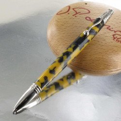 Stylo Bille Jean Pierre Lépine® "INDIGO" Noir & Jaune