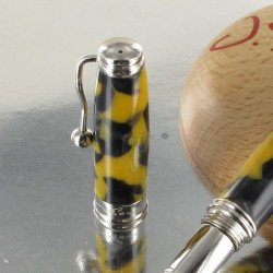 Stylo Roller Jean Pierre Lépine® "INDIGO" Noir & Jaune