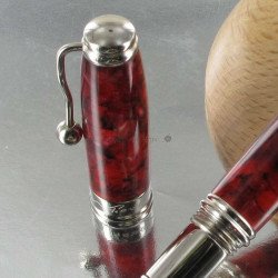 Stylo Plume Jean Pierre Lépine® "INDIGO" Rouge Marbré