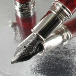Stylo Plume Jean Pierre Lépine® "INDIGO" Rouge Marbré