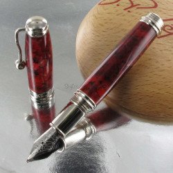 Stylo Plume Jean Pierre Lépine® "INDIGO" Rouge Marbré