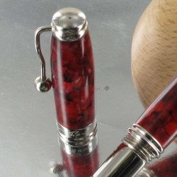 Stylo Roller Jean Pierre Lépine® "INDIGO" Rouge Marbré