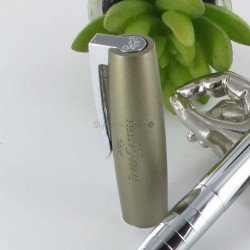 Stylo Roller Faber Castell® "Loom Metallic" Olive