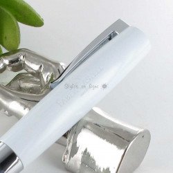 Stylo Bille Faber Castell® "Loom Piano" Blanc