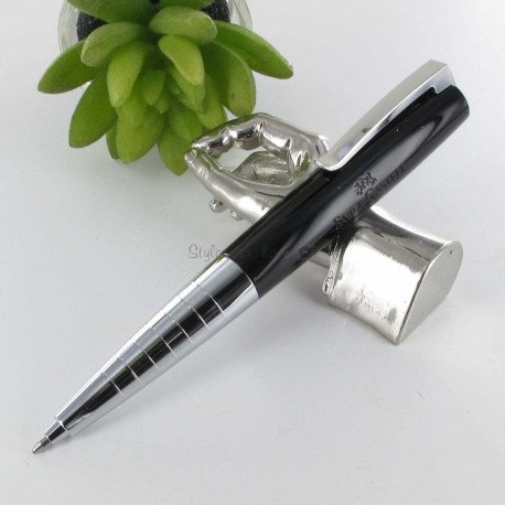 Stylo Bille Faber Castell® "Loom Piano" Noir Stylo Bille Faber Castell® "Loom Piano" Noir