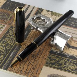 STYLO ROLLER SONNET Laque noire Intense GT de PARKER