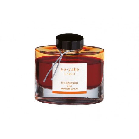 Flacon d'encre Rouge Orangé Yu-Yake 50 ml Iroshizuku Pilot® Flacon d'encre Rouge Orangé Yu-Yake 50 ml Iroshizuku Pilot®
