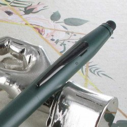 Stylo Bille et Stylet Cross® "Tech2" Vert Métallique