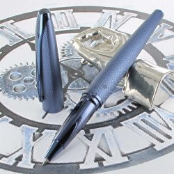 Stylo Roller Cross® ATX Bleu Mat Guilloché