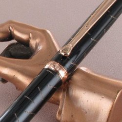 Stylo Roller Oberthur® "Palazzo" Laqué Noir
