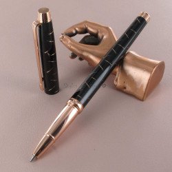 Stylo Roller Oberthur® "Palazzo" Laqué Noir