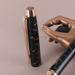 Stylo Roller Oberthur® "Palazzo" Laqué Noir