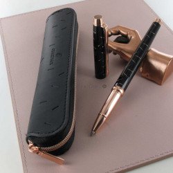 Stylo Roller Oberthur® "Palazzo" Laqué Noir