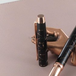 Stylo Plume Oberthur® "Palazzo" Laqué Noir