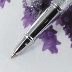 Stylo Bille Oberthur® "Byzance" Gris Perle Aqua