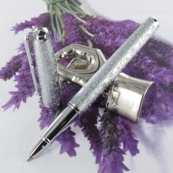 Stylo Bille Oberthur® "Byzance" Gris Perle Aqua
