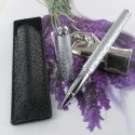 Stylo Bille Oberthur® "Byzance" Gris Perle Aqua