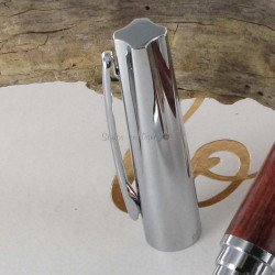 Coffret Stylo Roller Oberthur® "Okoume" Bois de Rose