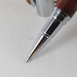Coffret Stylo Roller Oberthur® "Okoume" Bois de Rose