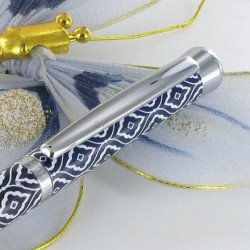 Stylo Bille Oberthur® "Indigo" Laqué Marine