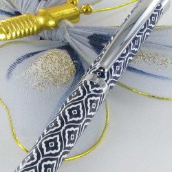 Stylo Bille Oberthur® "Indigo" Laqué Marine