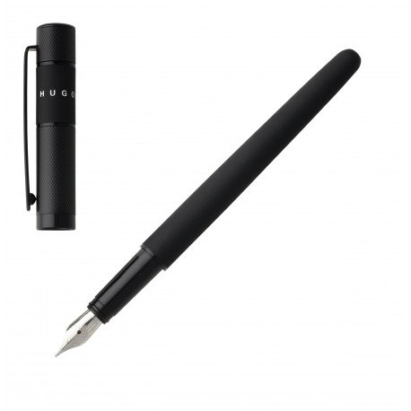 Stylo Plume Hugo® Ribbon® Noir Mat Stylo Plume Hugo® Ribbon® Noir Mat