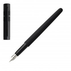 Stylo Plume Hugo® Ribbon® Noir Mat