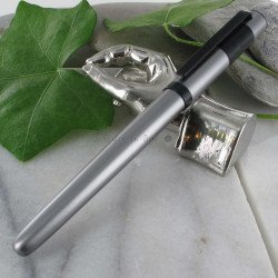 Stylo Roller Hugo® Ribbon® Chromé Mat