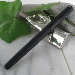 Stylo Plume Hugo® Ribbon® Noir Mat