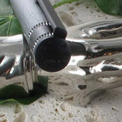 Stylo Bille Hugo Boss® Explore® Brossé Gris
