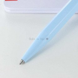 Stylo Bille Caran d'Ache® 849 "Claim Your Style" Bleu Pastel