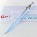 Stylo Bille Caran d'Ache® 849 "Claim Your Style" Bleu Pastel