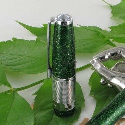 Stylo Roller Recife® Constellation Press Slim Vert