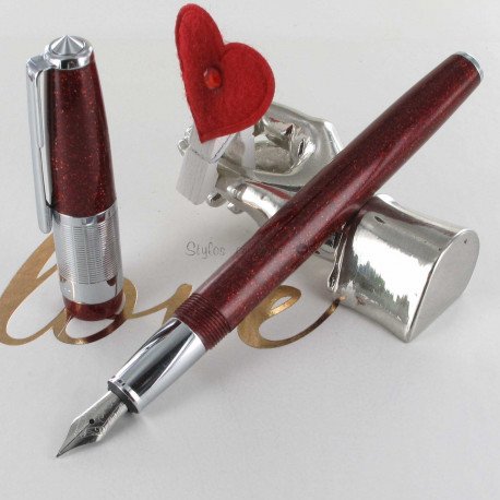 Stylo Plume Recife® Constellation Press Slim Rouge Stylo Plume Recife® Constellation Press Slim Rouge