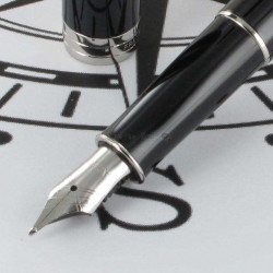 STYLO PLUME SONNET Laque noire Intense CT de PARKER